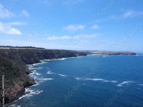 Aerial Ocean View Australian Coastline