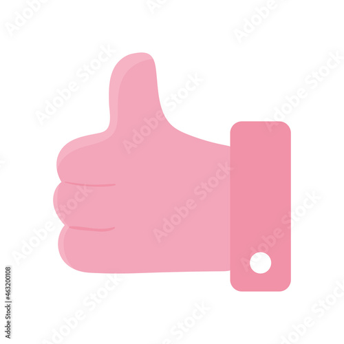 hand like social media