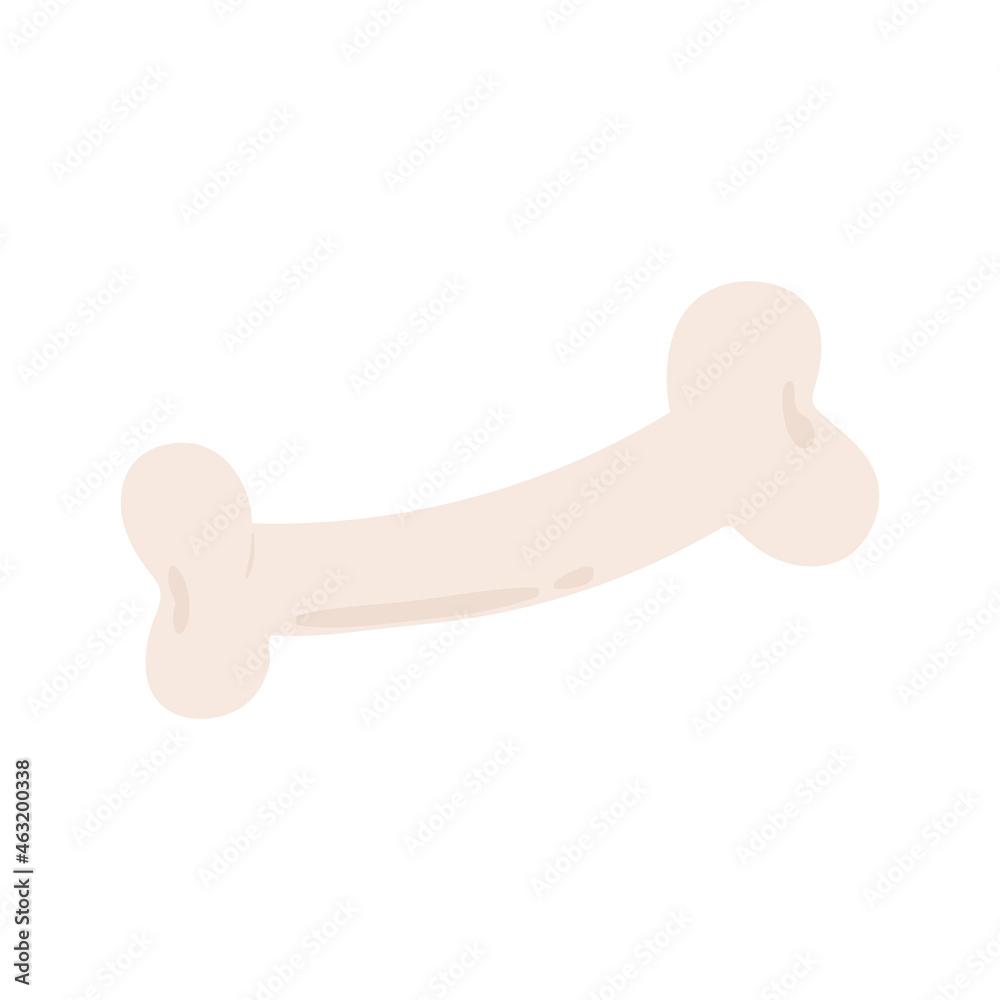 cartoon dog bone on white cartoon dog bone on white