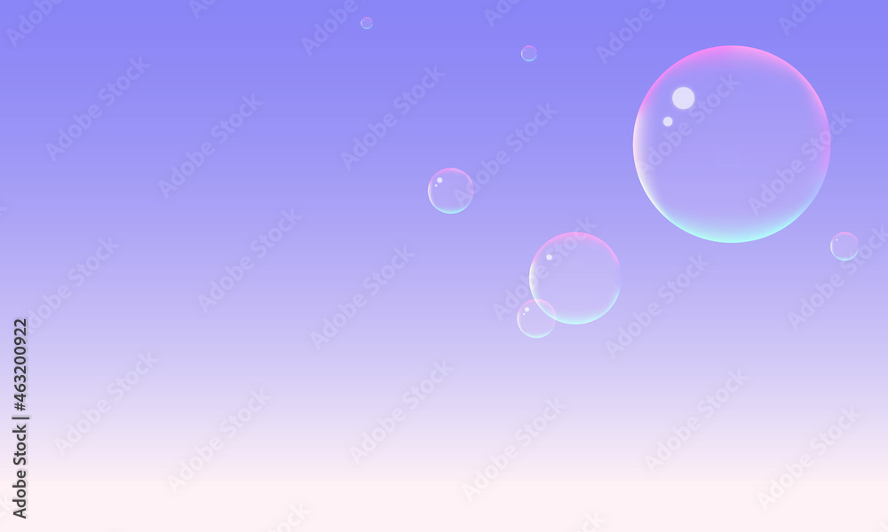 シャボン玉がメインの素材 Stock Vector Adobe Stock