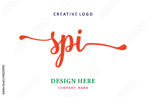 SPI lettering logo is simple, easy to understand and authoritative
