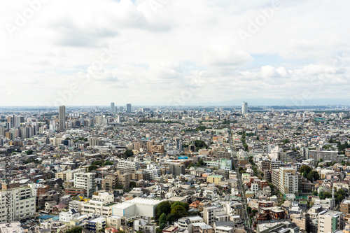 都市の風景 東京世田谷からの眺望