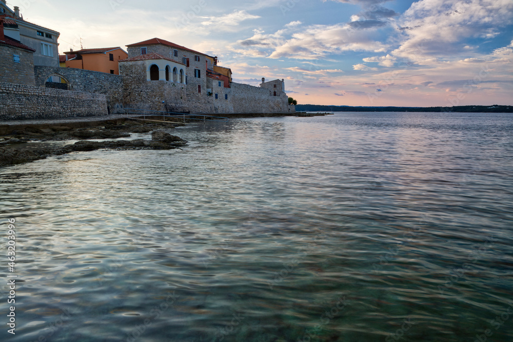 Novigrad city in the morning in Croatia