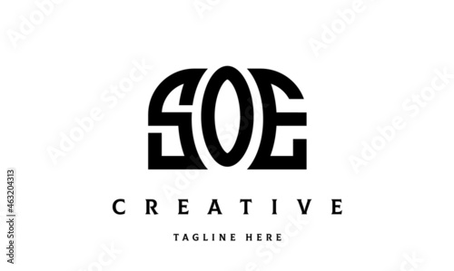 SOE creative three latter logo design	 photo