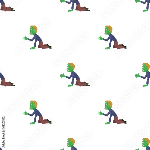 Zombie pulls his hand pattern seamless background texture repeat wallpaper geometric vector