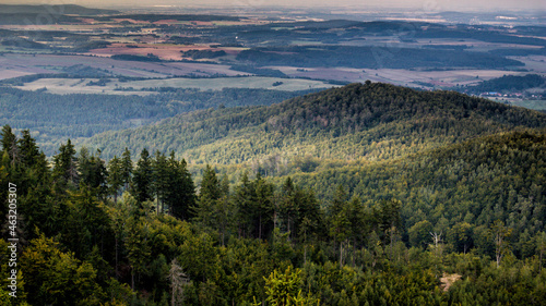 Fototapeta Naklejka Na Ścianę i Meble -  The Walbrzyskie Mountains in Poland / Trojgarb