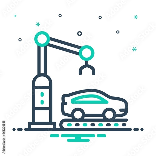 Mix icon for production