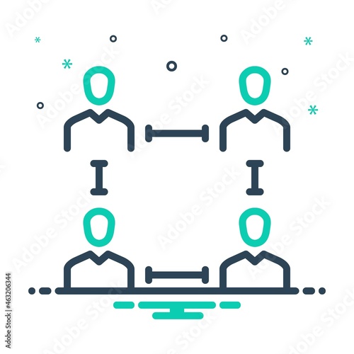 Mix icon for distant