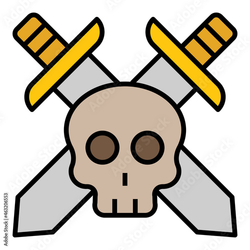 Filled outline icon for kills.