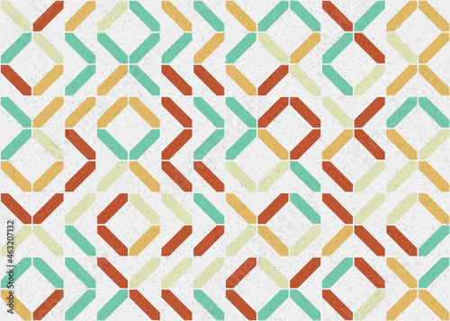 Abstract Geometric Pattern generative computational art illustration