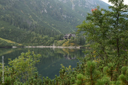 pond in the mountains -Morskie Oko