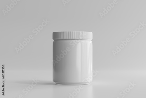 Plastic Cosmetic Jar