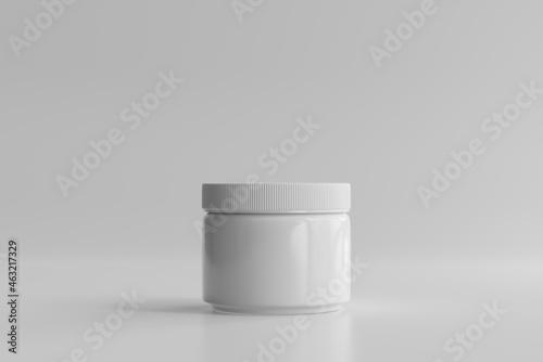 Plastic Cosmetic Jar