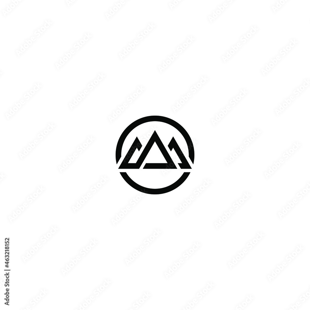 Abstract initial letter S and mountain logo design vector Abstract initial letter S and mountain logo design vector