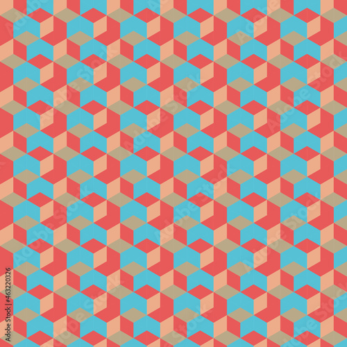 Wallpaper Mural Pattern background. Modern stylish texture with colorful trellis. Repeating geometric grid. Simple graphic design. Torontodigital.ca