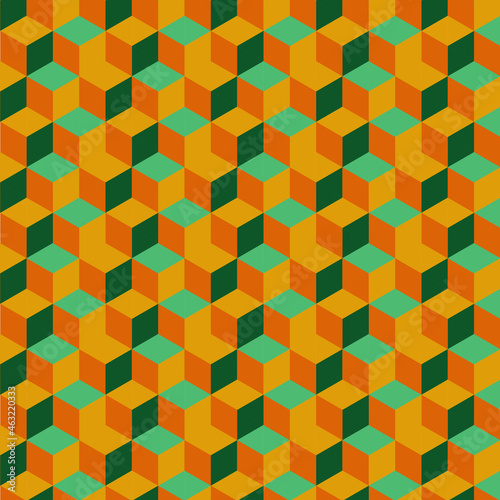 Pattern background. Modern stylish texture with colorful trellis. Repeating geometric grid. Simple graphic design.