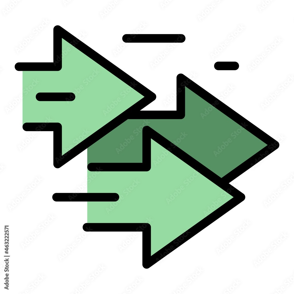 Arrows interface icon. Outline Arrows interface vector icon color flat isolated Arrows interface icon. Outline Arrows interface vector icon color flat isolated