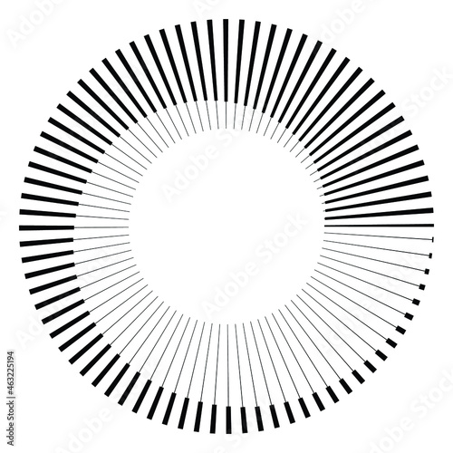 Rotating Lines in Spiral Form for comic books . fireworks Explosion background . Vector Illustration . Starburst round Logo . Spiral Design element . Abstract Geometric star rays . Sunburst .