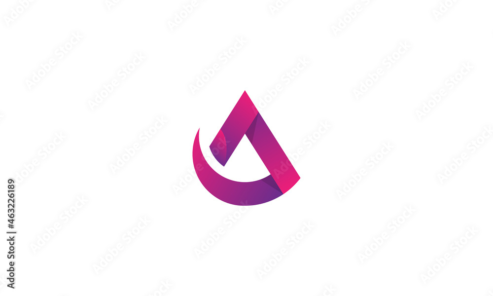 Modern A Letter Mark Abstract Logo Design Modern A Letter Mark Abstract Logo Design