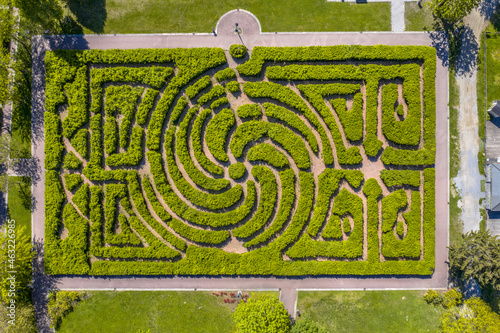 Aerial view of Labyrinth photo