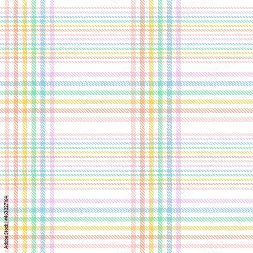 Rainbow Pastel Plaid textured Seamless Pattern