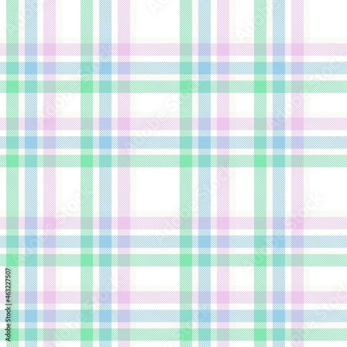 Rainbow Pastel Plaid textured Seamless Pattern