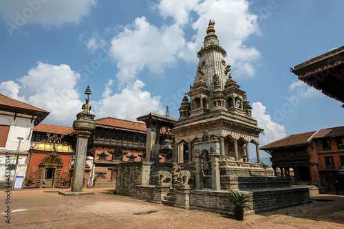The Vatsala Durga temple located in Durbar Square in Bhaktapur, Khatmandu Valley, Nepal.