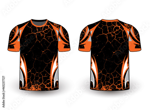 Sports gear template mockup perfect fit for all sports. The designs that go on casual wear, shirts, fashions apparel, and all kinds of team uniform