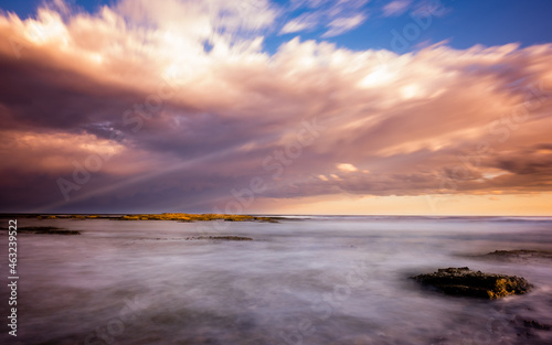 A very windy afternoon along the coastline in Kamay Botany Bay photo