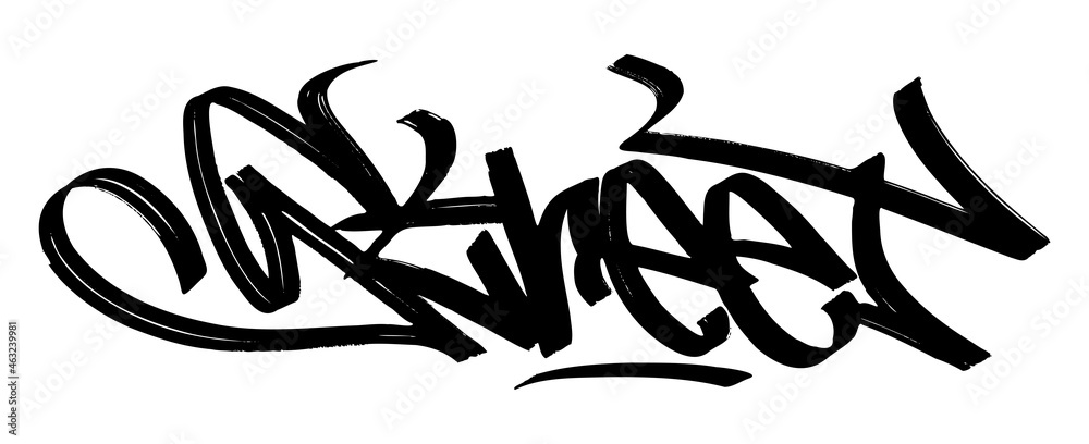 Graffiti Tags Marker Font, Vectors