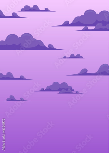 background design with purple sky illustration