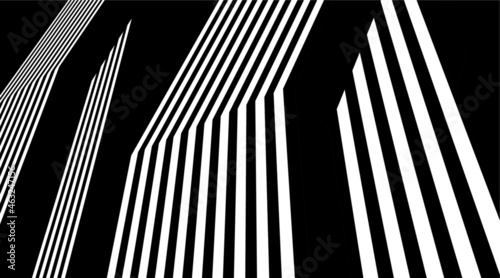 modern architecture digital 3d drawing