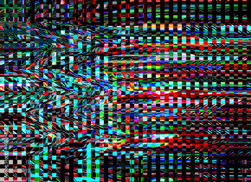 Glitch background TV VHS Noise Computer screen error Digital pixel noise abstract design Photo glitch Television signal fail Data decay Technical problem grunge wallpaper © vittmann