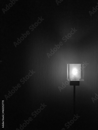 light bulb on wall