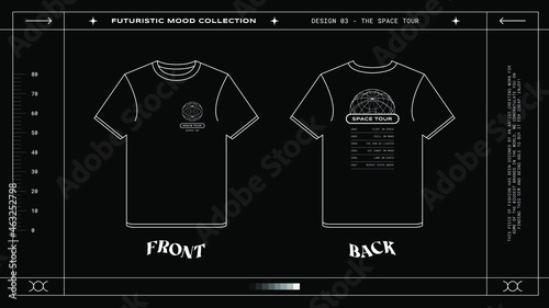 Space Tour Vaporwave Retro Futuristic T-shirt Design Planet Illustration Vector High End Street Wear