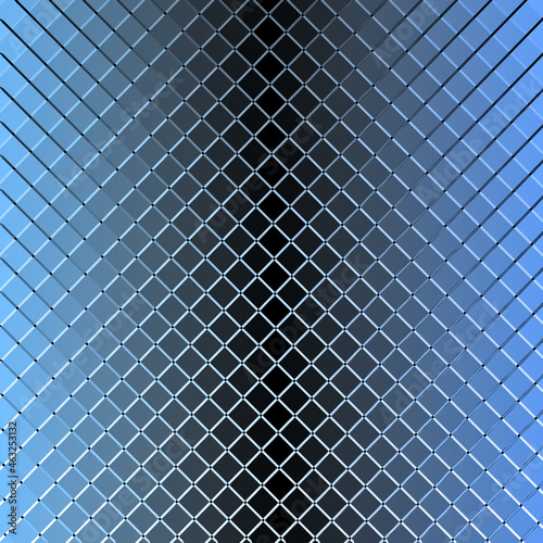 grata blu metallizzato sfumatura