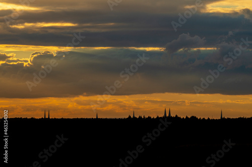 sunset over the city © Cranks_Pictures