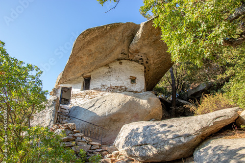 Fotografie Theoktistis Monastery in the island Ikaria Greece