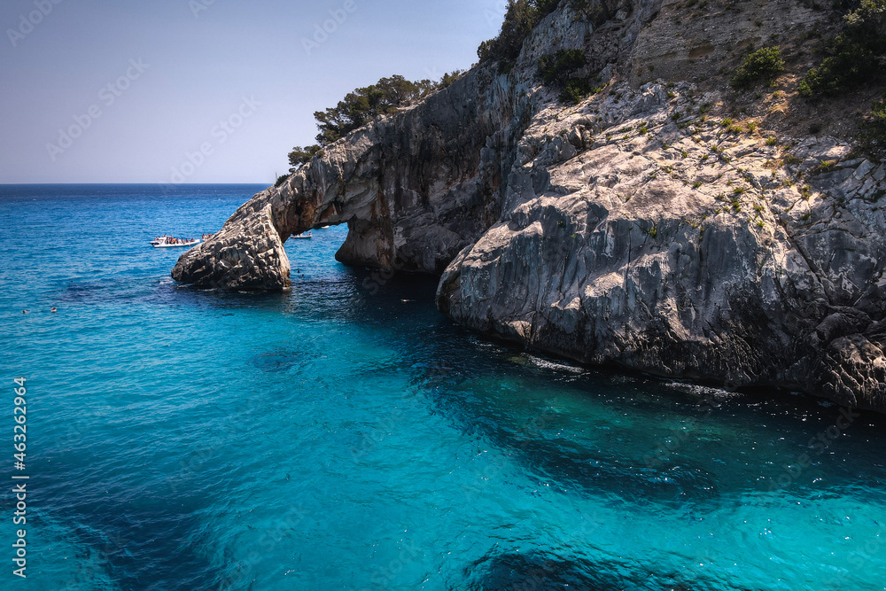 The sea of Sardinia.