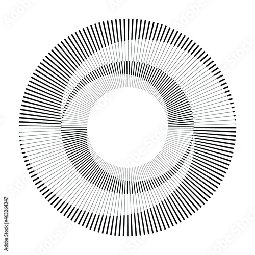 Rotating Lines in Spiral Form for comic books . fireworks Explosion background . Vector Illustration . Starburst round Logo . Spiral Design element . Abstract Geometric star rays . Sunburst .