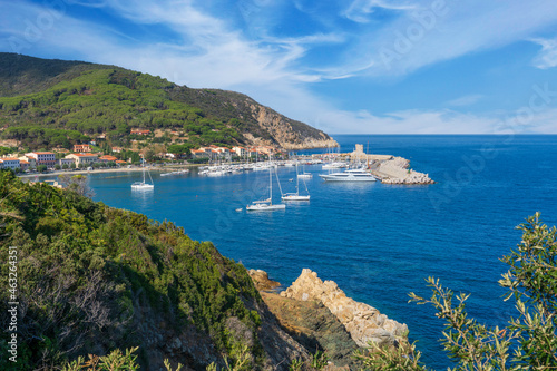 bay and coastline on the Island of Elba, Tuscan Archipelago, Tuscany, Italy, landscape photography