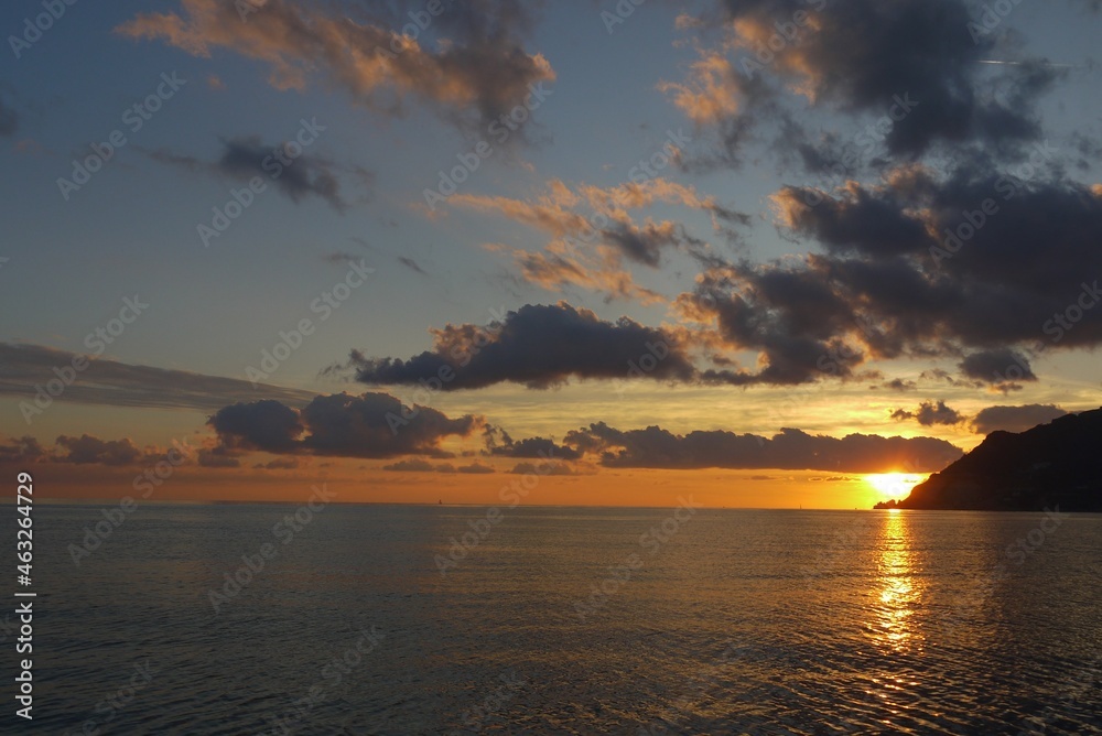 Naklejka premium Sunset