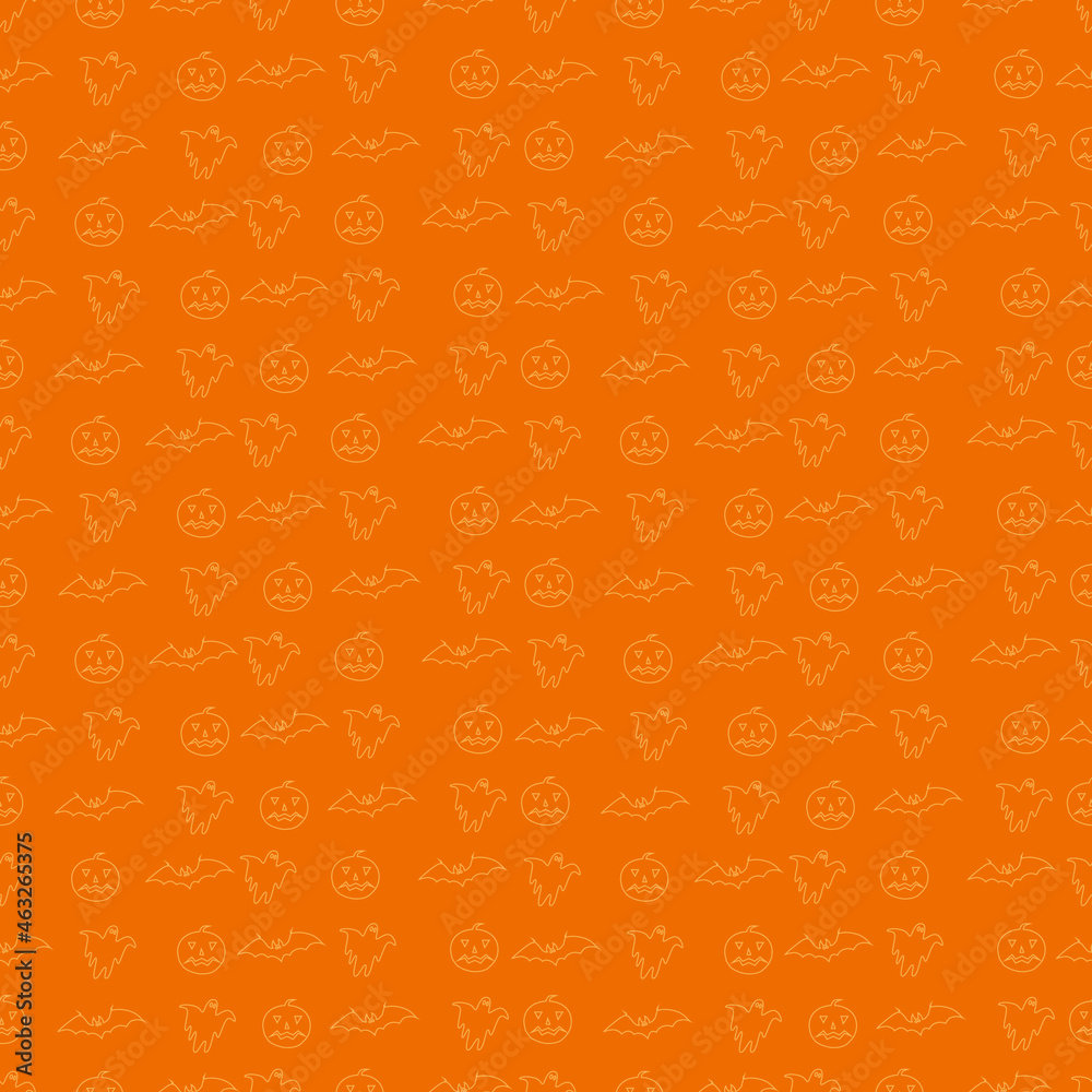 Seamless pattern with Halloween elements Seamless pattern with Halloween elements
