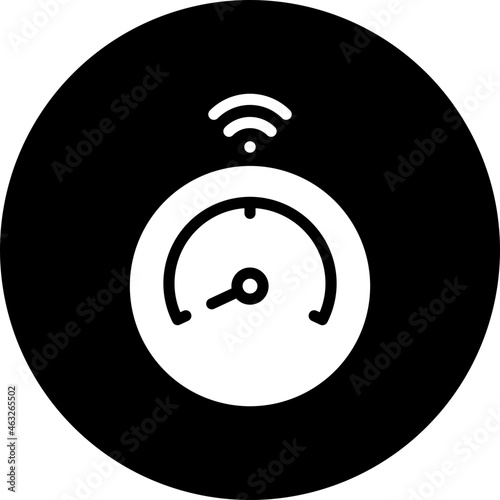 speed test glyph icon