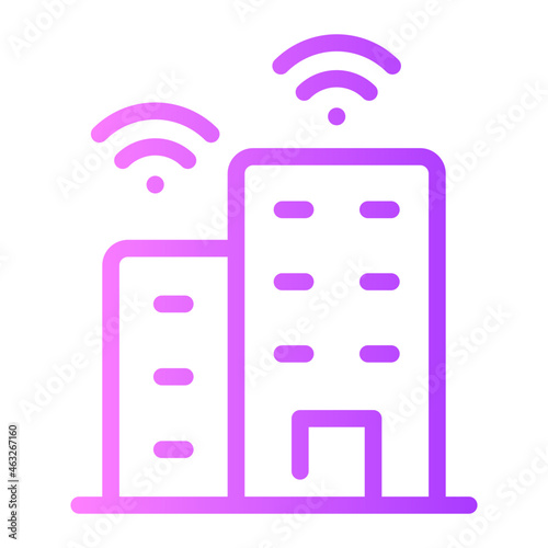 Smart City gradient icon
