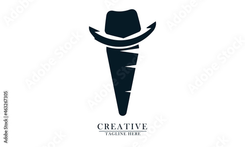 black carrot and cowboy hat elements