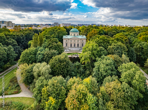 Obraz na płótnie Warszawa - Królikarnia w salonie