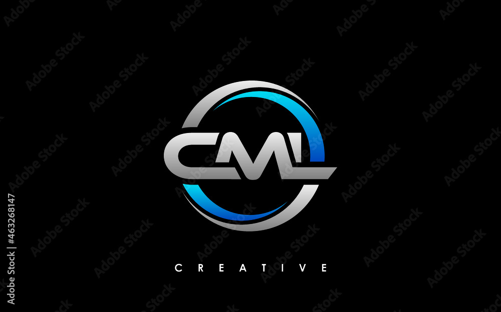 CML Letter Initial Logo Design Template Vector Illustration CML Letter Initial Logo Design Template Vector Illustration