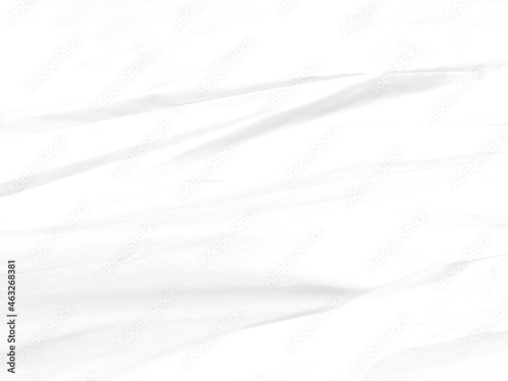 Obraz premium Clean woven beautiful silky soft fabric white abstract smooth curve shape decorative fashion textile background