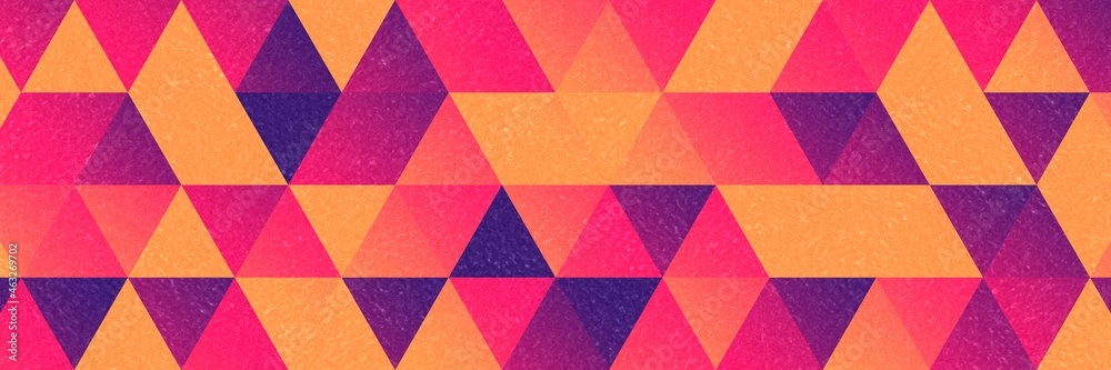  Retro style abstract pastel background with random geometric triangle pattern. Elegant pastel color with textured vibrant shapes.